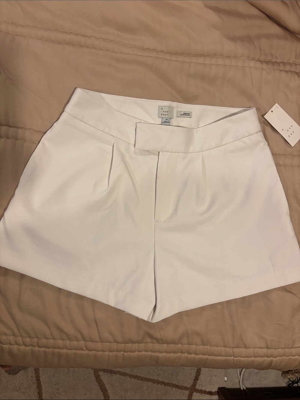a new day White High-Waist Tailored Shorts